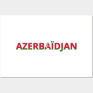 Drapeau Azerbaïdjan Posters and Art